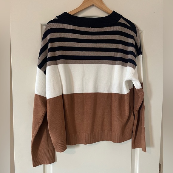 NWOT Adrianna Papell Designer Long Sleeve Lightweight Sweater Size XL - Picture 10 of 16